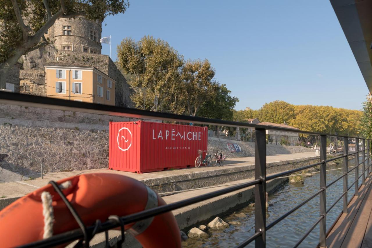 La Peniche - Bed And Bicycle - Tournon酒店 外观 照片
